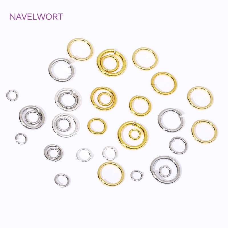 Jewelry Making Closed Jump Rings - соединительные кольца для украшений Позолоченное раздельное