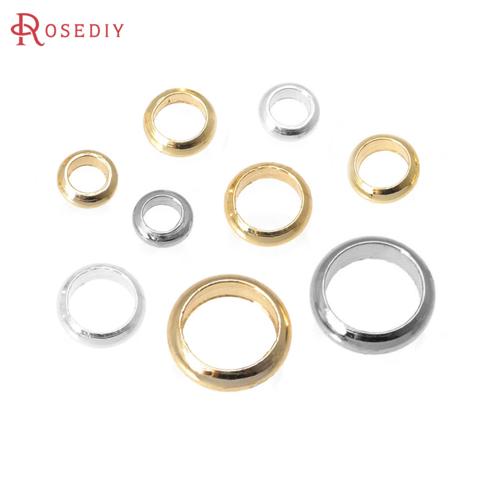 Jewelry Making Closed Jump Rings - Кольца из латуни под золото 18K
