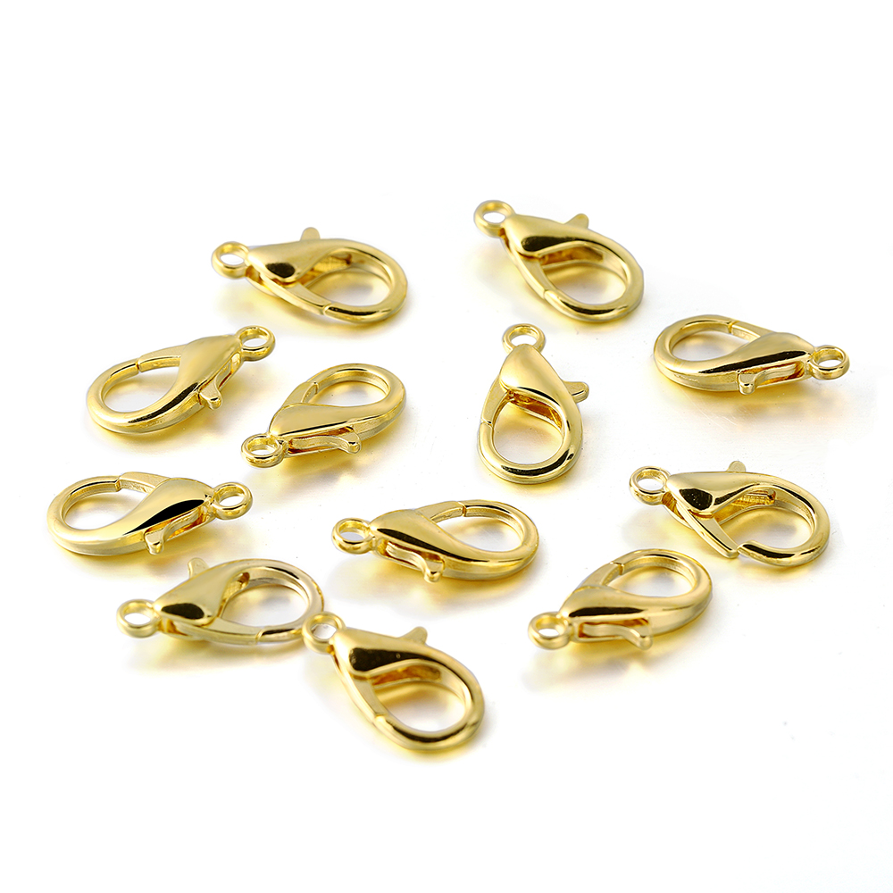 Jewelry Making Supplies - 10 шт. разноразмерных застежек-лобстеров для браслетов,