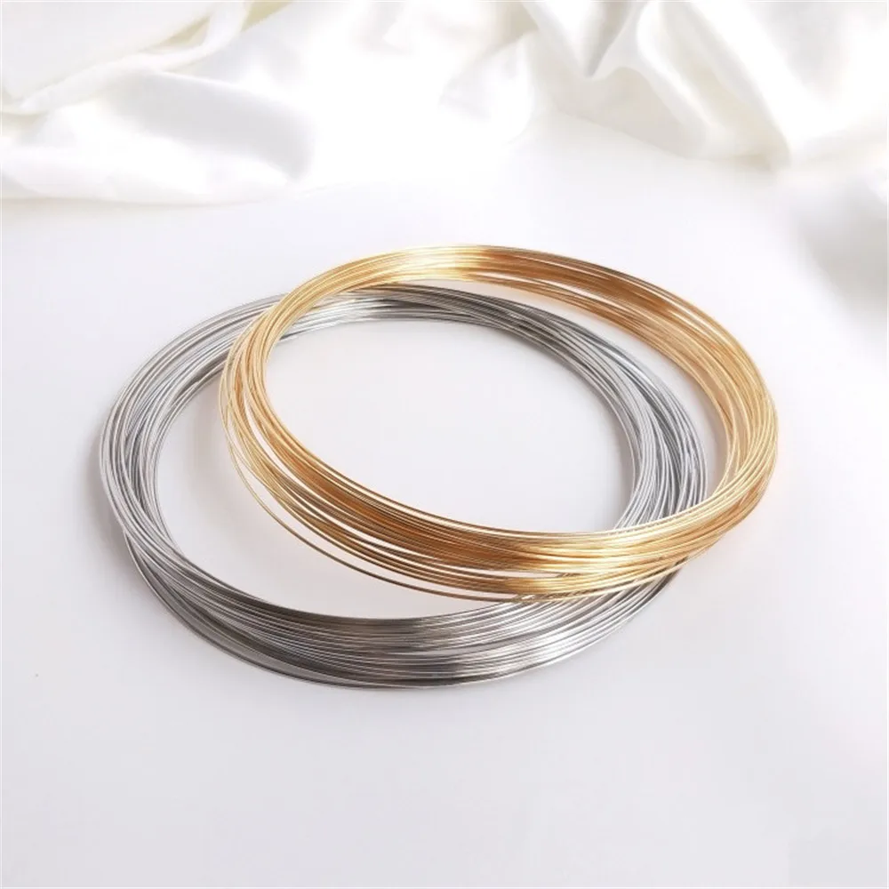 Memory Wire Bracelet - Сохраняющий цвет 14-каратное золото, белое золото,