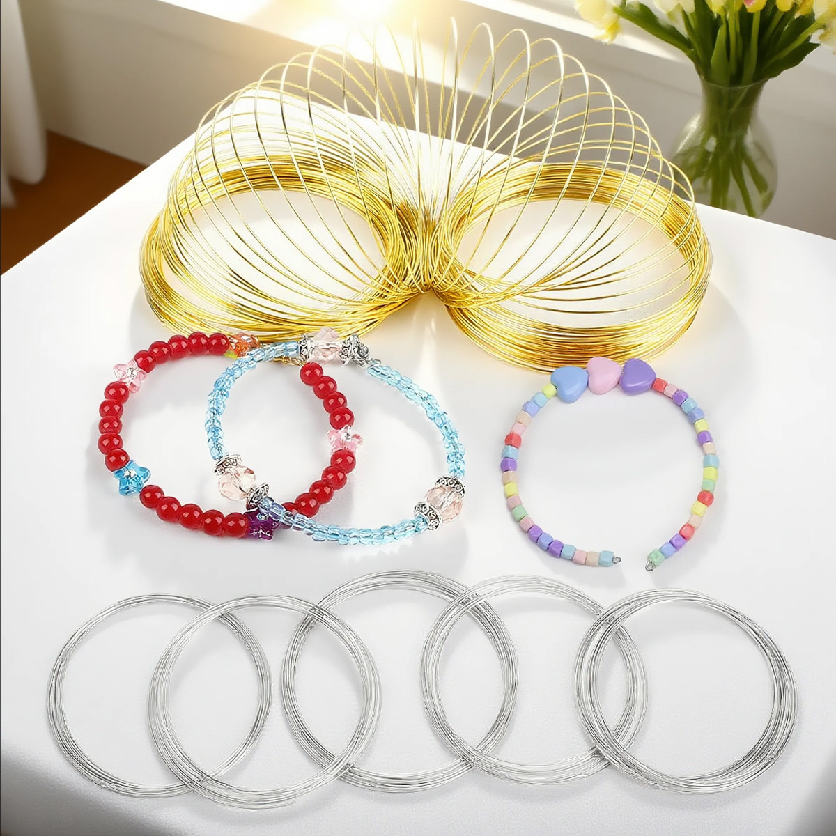 Memory Wire Bracelet - Памятная проволока из нержавеющей стали 0,6