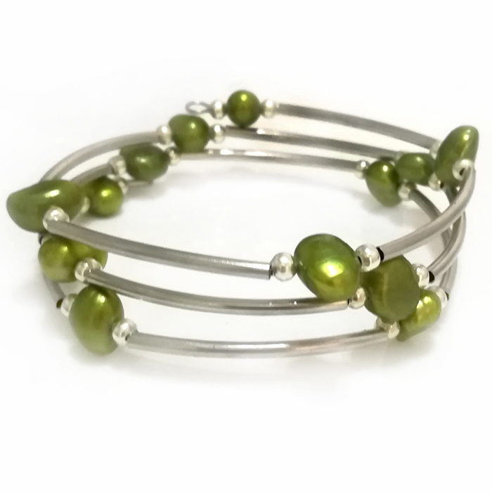 Memory Wire Bracelet - Оптовая продажа, 20 дюймов, 8-9 мм,