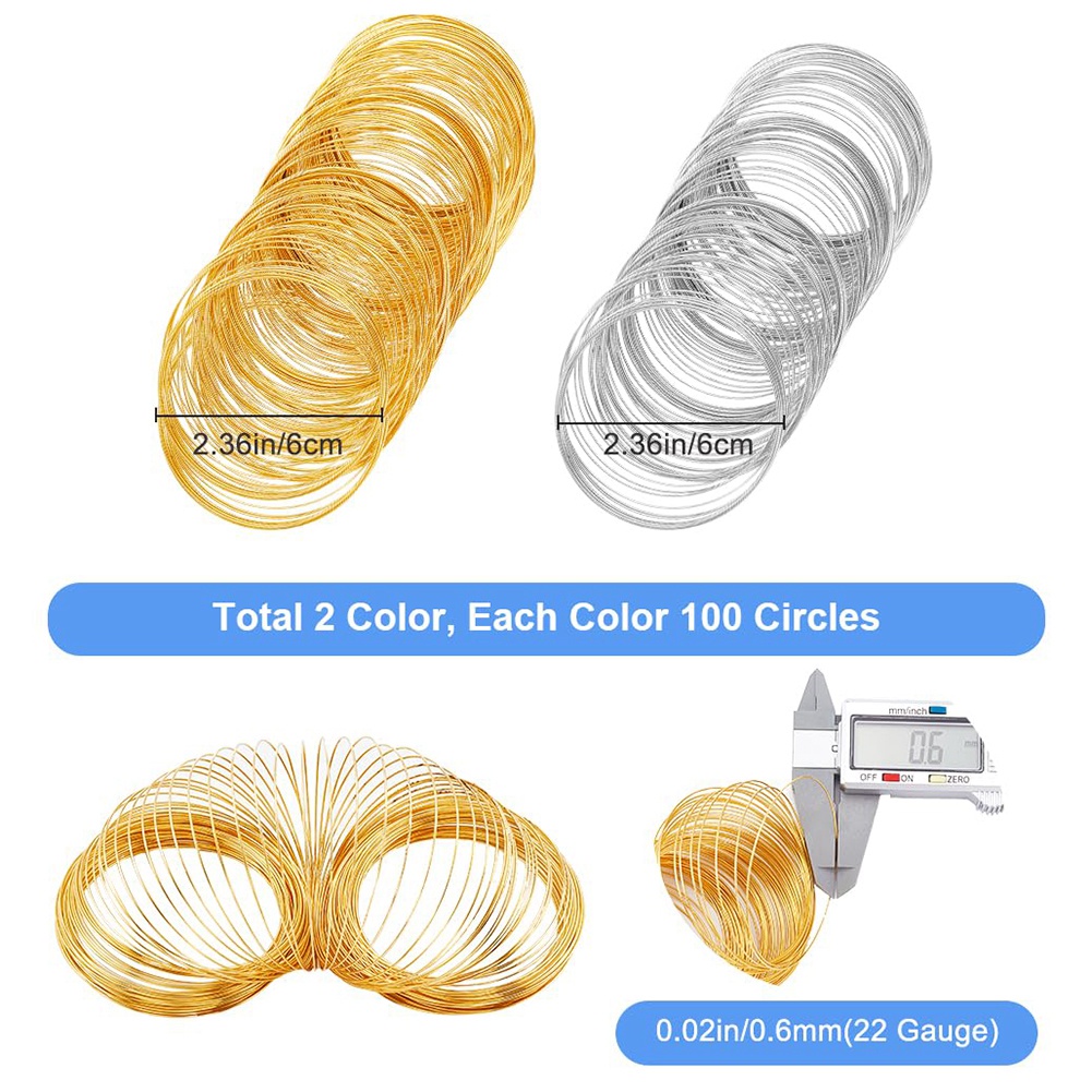Memory Wire Bracelet - Браслеты из памятной проволоки A74E-200 оптом: