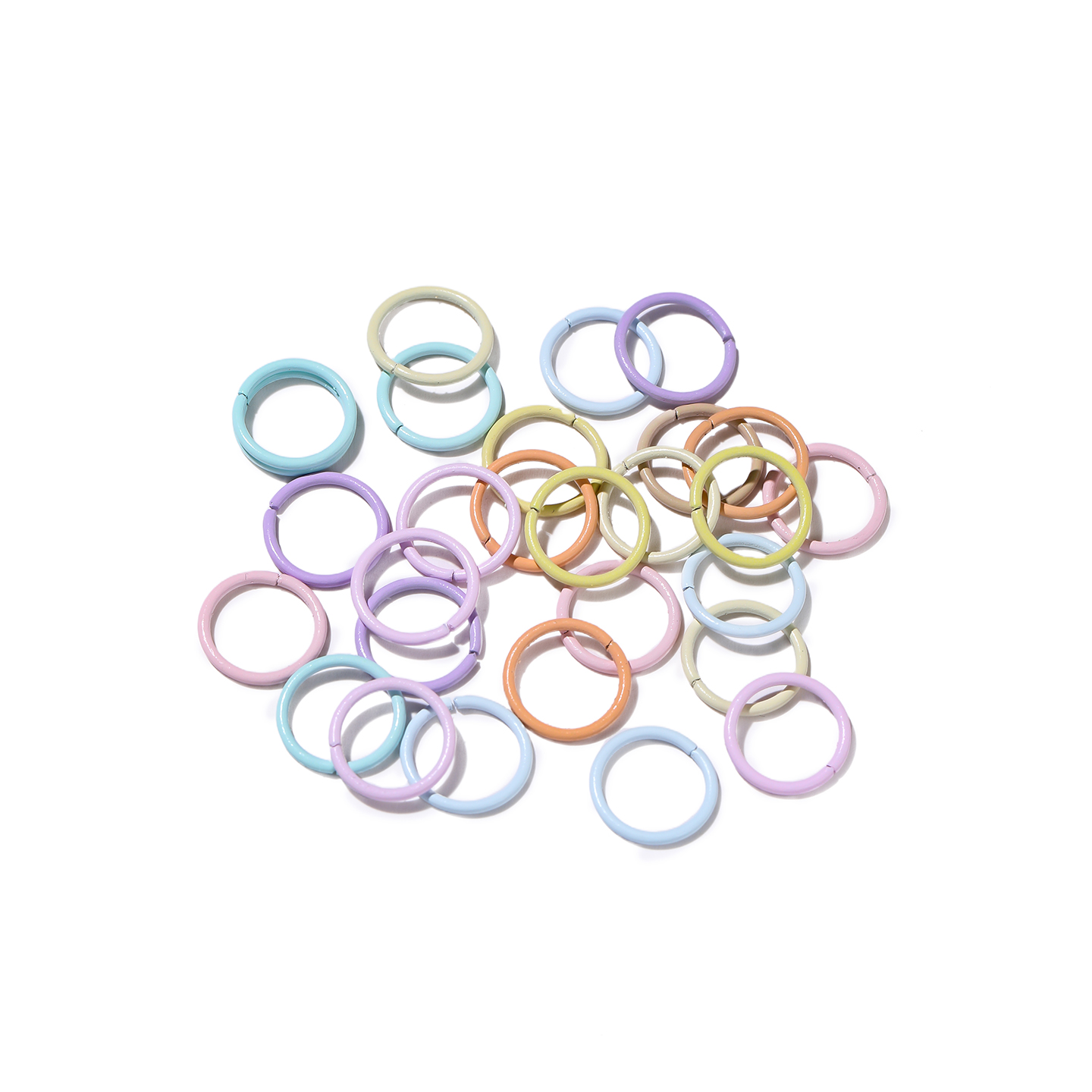 Jewelry Making Closed Jump Rings - 50 шт./лот, 8/10 мм, разноцветные разъемные
