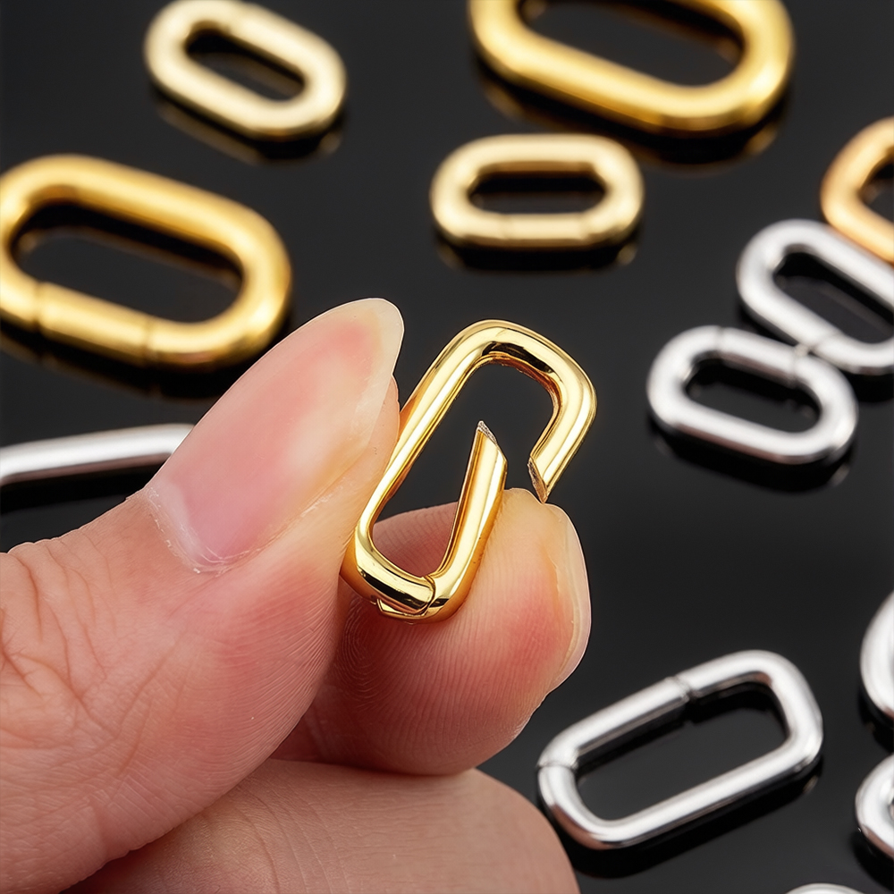 Jewelry Making Gold - 2 шт. позолоченные 18-каратным золотом овальные