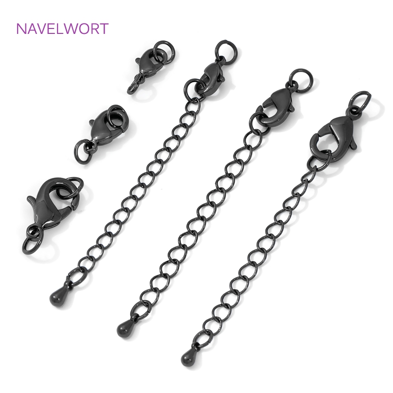 Jewelry Making Supplies - застежки для бижутерии Латунная застежка-лобстер черного