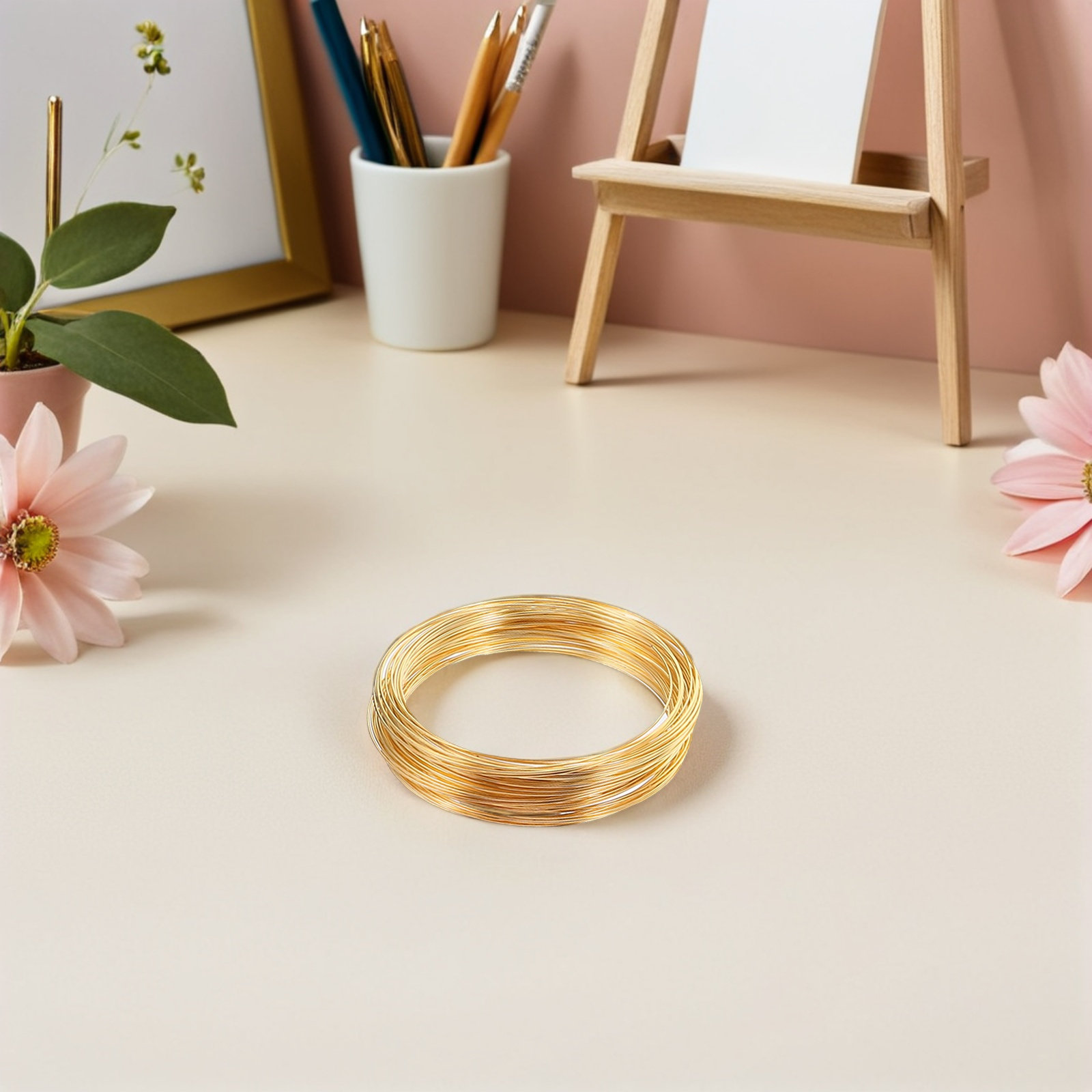 3 рулона металлической проволо – обзор и цена Memory Wire Bracelet