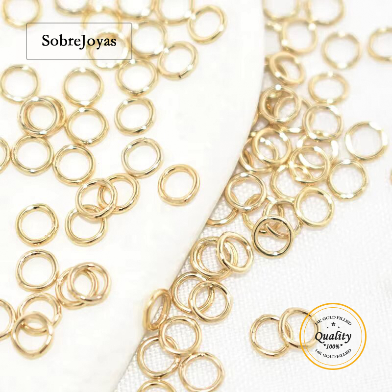 Золотые закрытые соединительны – обзор и цена Jewelry Making Closed Jump Rings