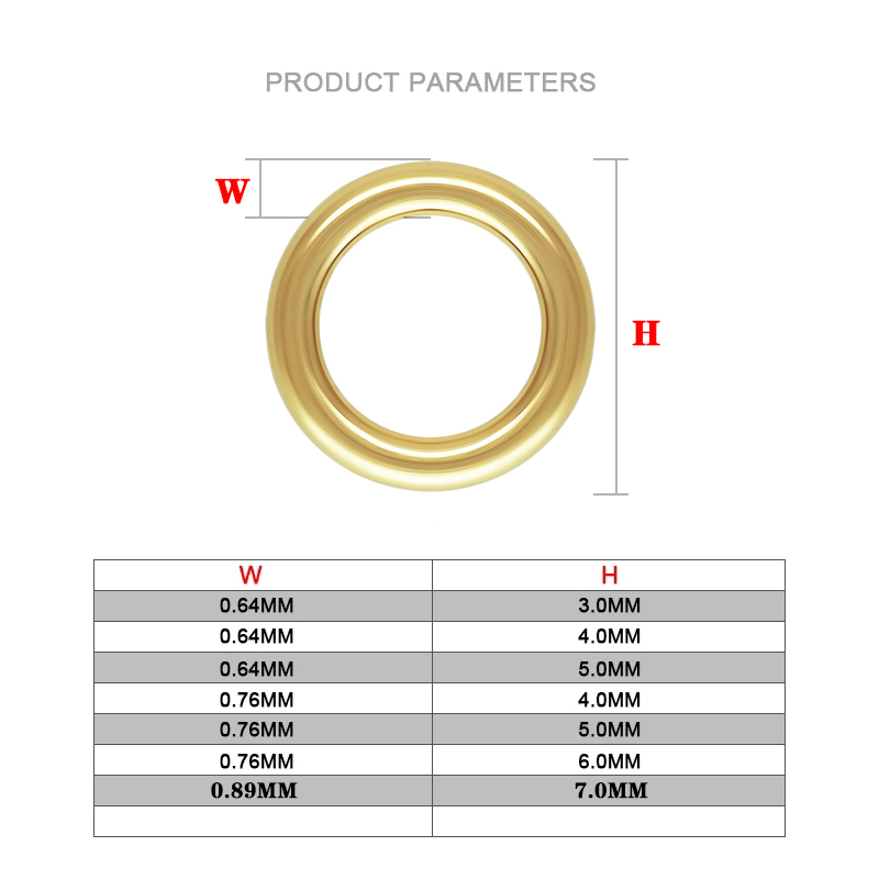 Золотые закрытые соединительны – обзор и цена Jewelry Making Closed Jump Rings