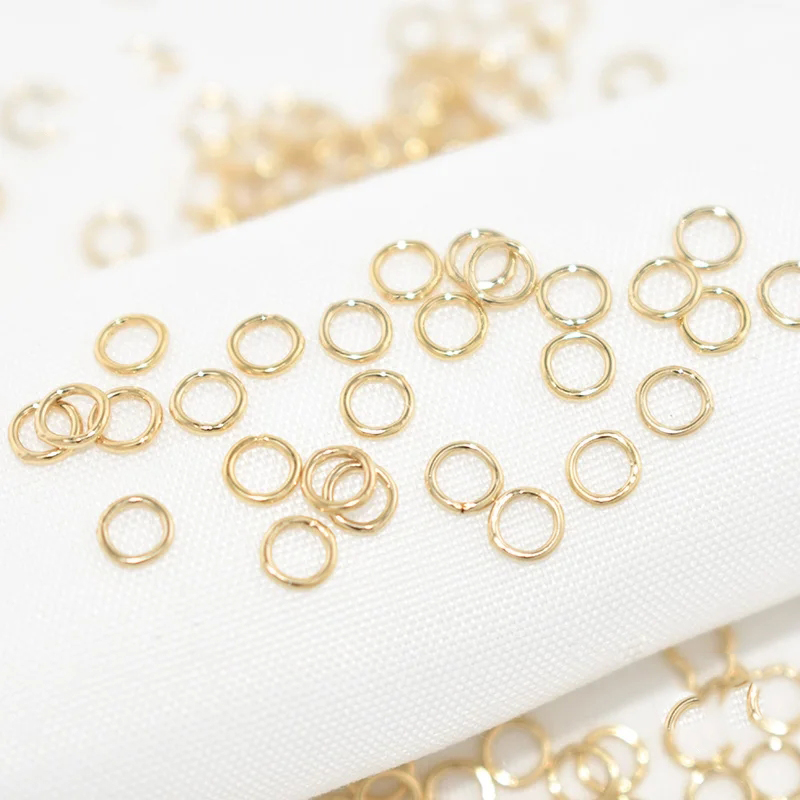 Золотые закрытые соединительны – обзор и цена Jewelry Making Closed Jump Rings