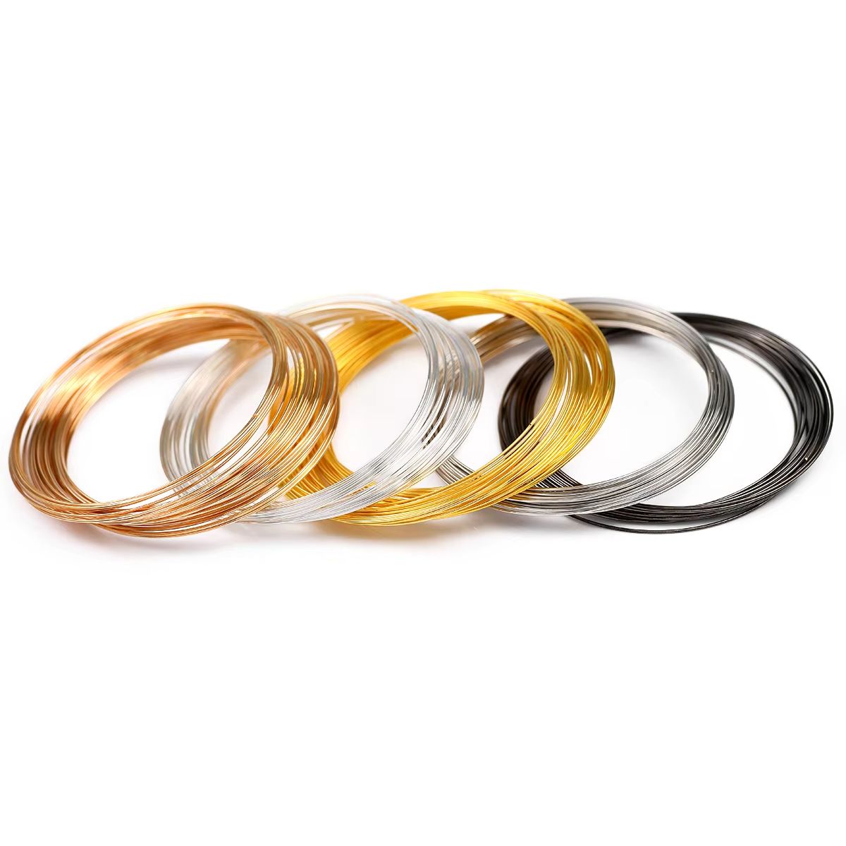Стальная проволока с эффектом  – обзор и цена Memory Wire Bracelet