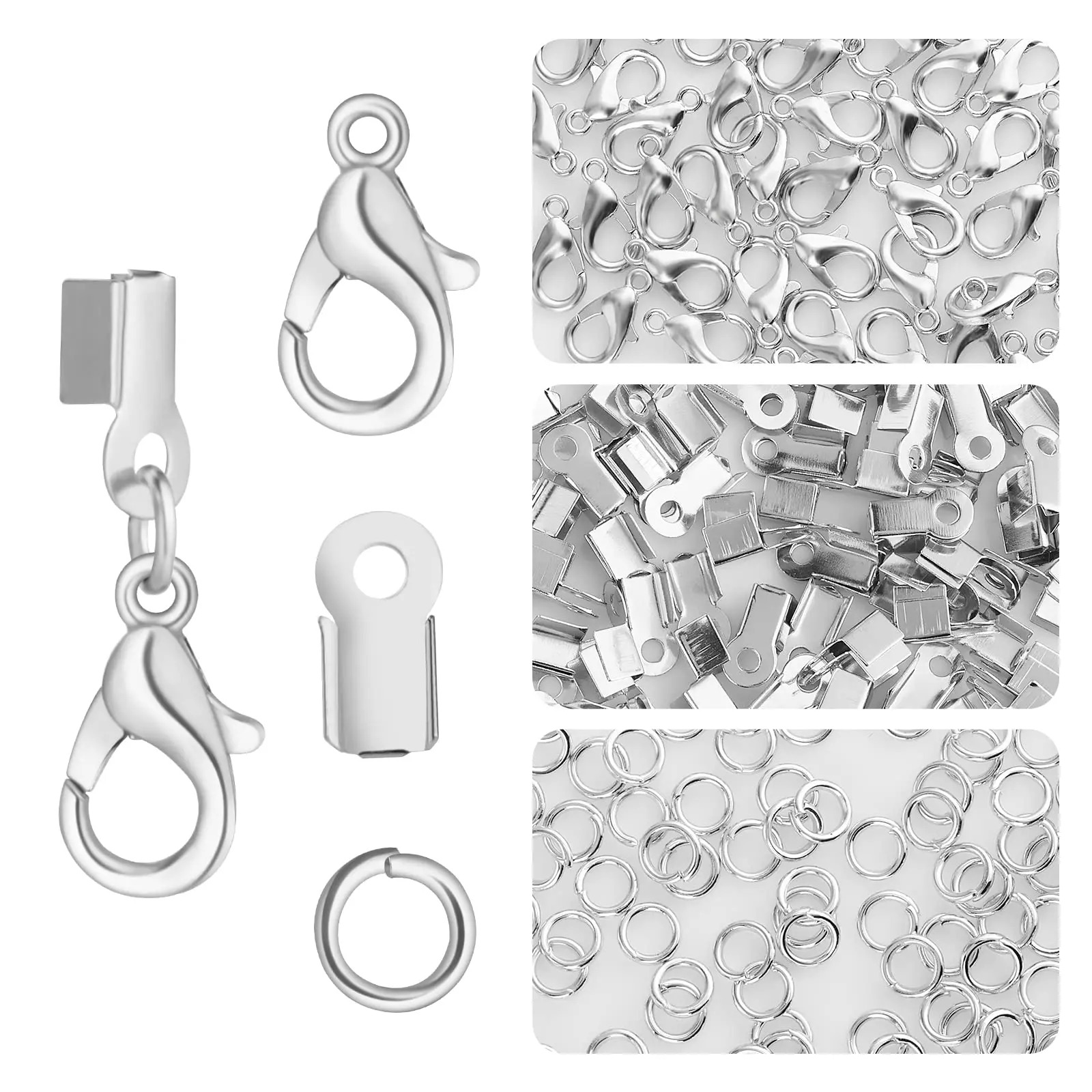 450 шт. входят 200 складных то – обзор и цена Jewelry Making Closed Jump Rings