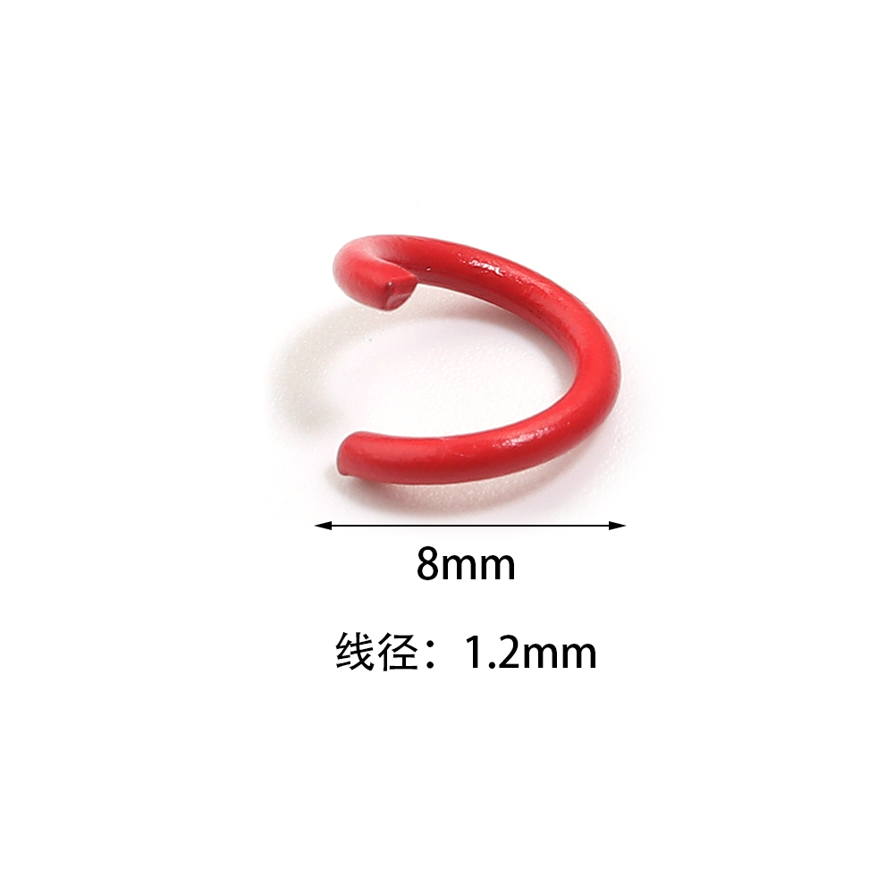 200 шт. 8-миллиметровые металл – обзор и цена Jewelry Making Closed Jump Rings