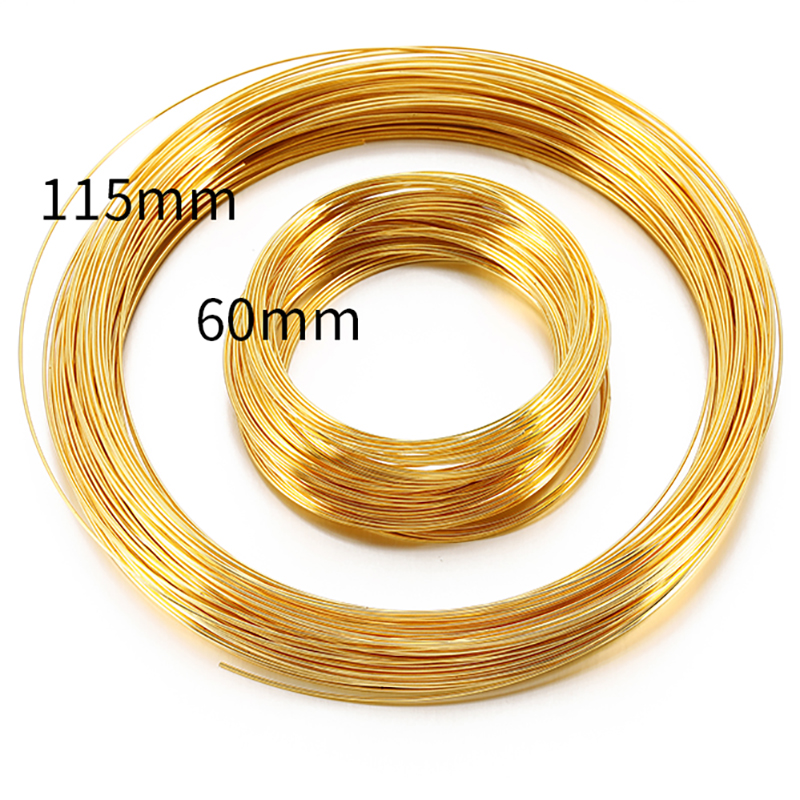 100 петель золотого цвета, ста – обзор и цена Memory Wire Bracelet